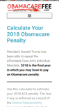 Mobile Screenshot of obamacarefee.com